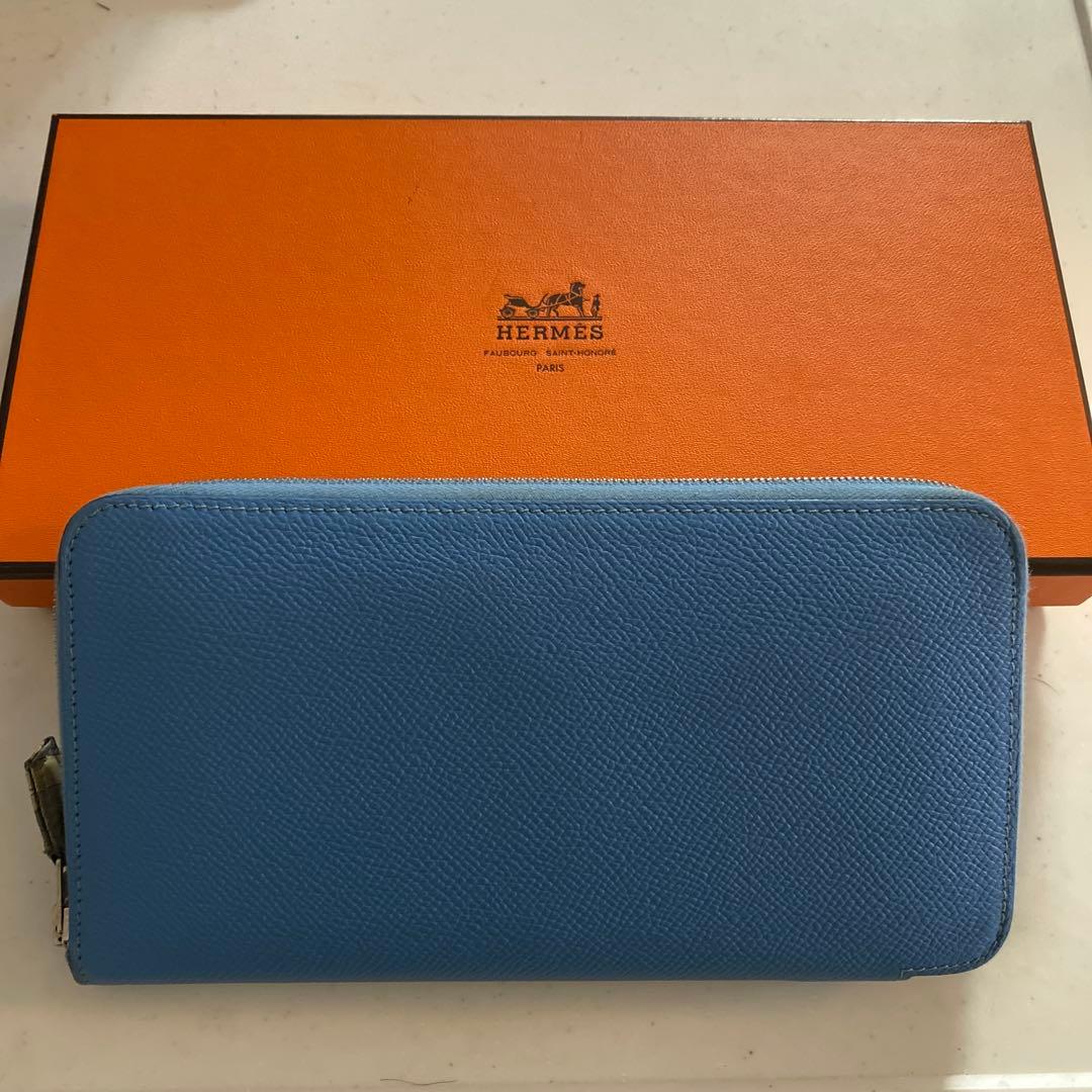 12345様　HERMES エルメス アザップロング シルクイン 長財布