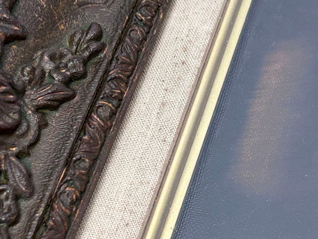 【真作】谷崎勉 油彩 6号 裸婦 元青龍社構成員 油彩 直筆サイン　-292-