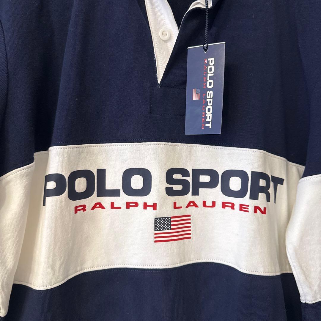 POLO SPORT Ralph Lauren ポロシャツ ネイビー/ホワイト