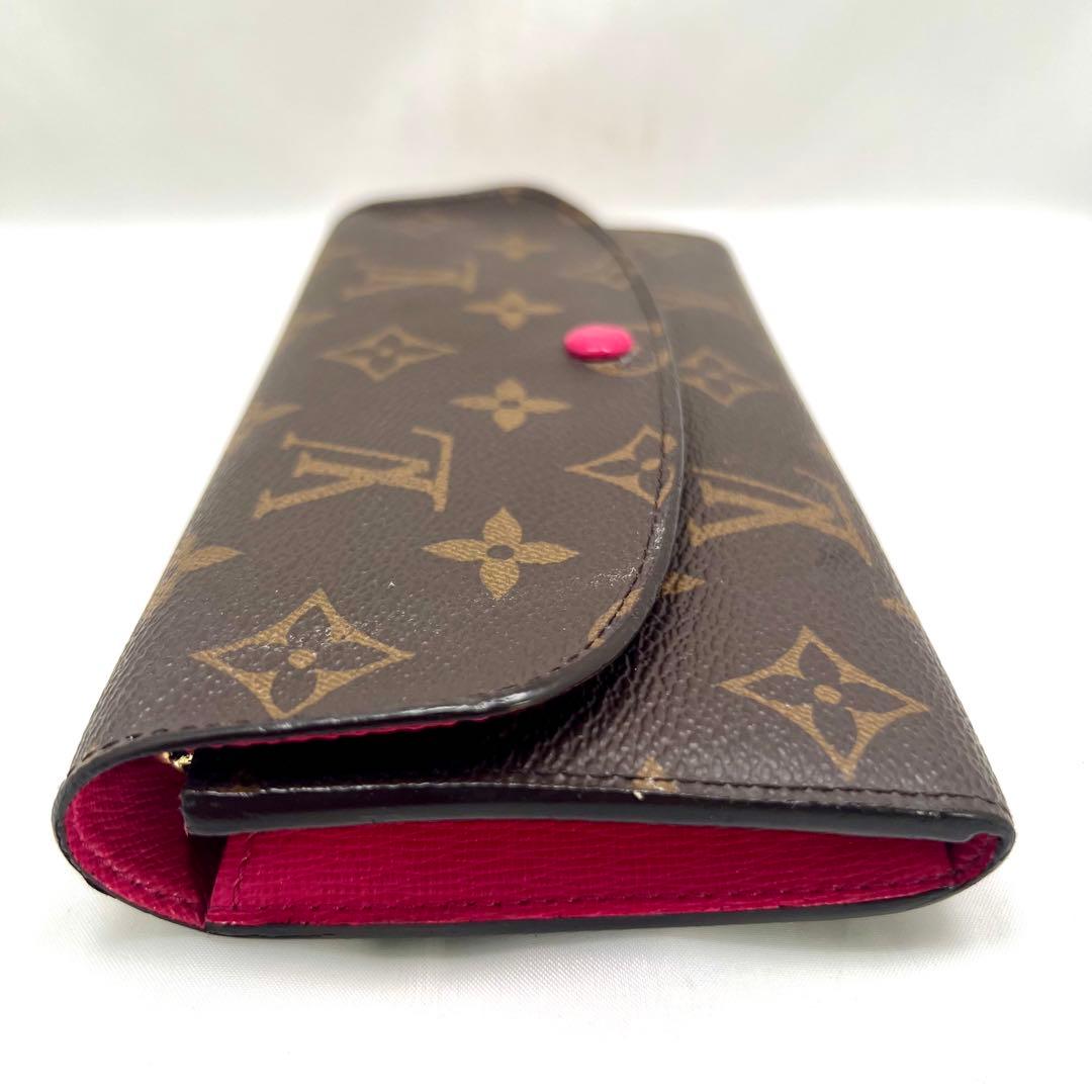 ルイヴィトン モノグラム ポルトフォイユ エミリー ホットピンクM41943