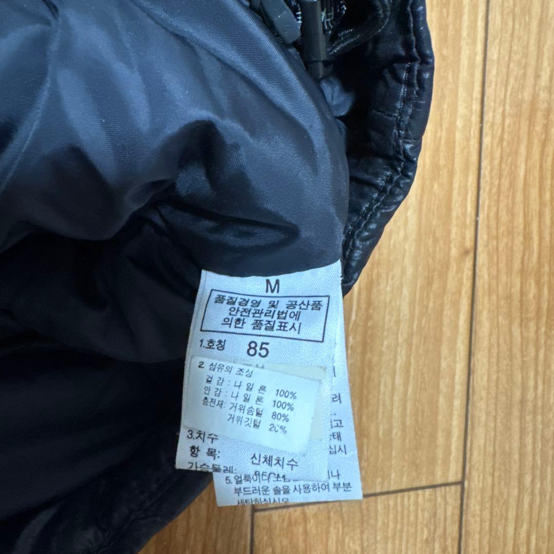 ノースフェイス　ブラック ベスト 700フィル　防寒　Mサイズ