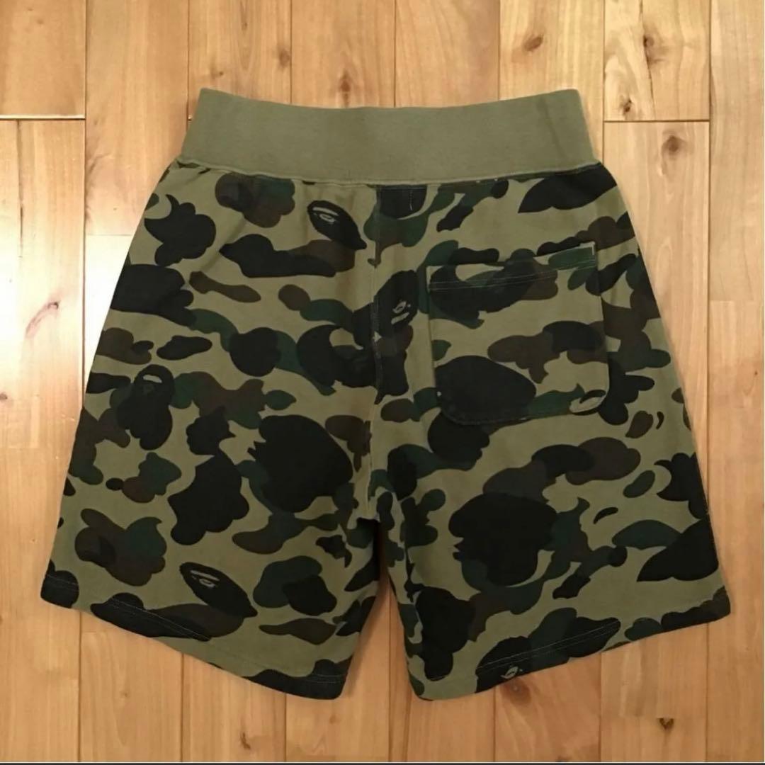 BAPE camo スウェット ハーフパンツ ベイプ 000000008323