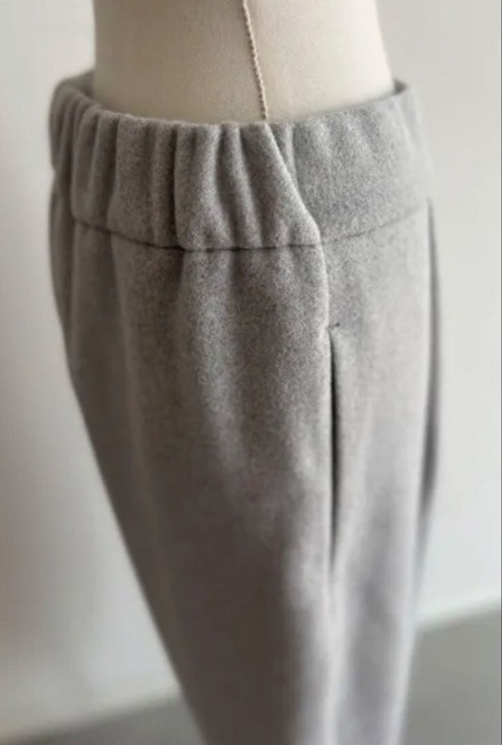 新品★JULY NINE★ふわもちパンツ⭐︎グレー⭐︎38