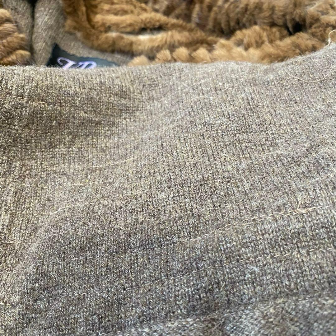 KB. fur 軽量 ミンク カシミア 高級 カーディガン ファー コート