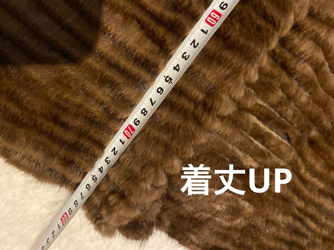 KB. fur 軽量 ミンク カシミア 高級 カーディガン ファー コート