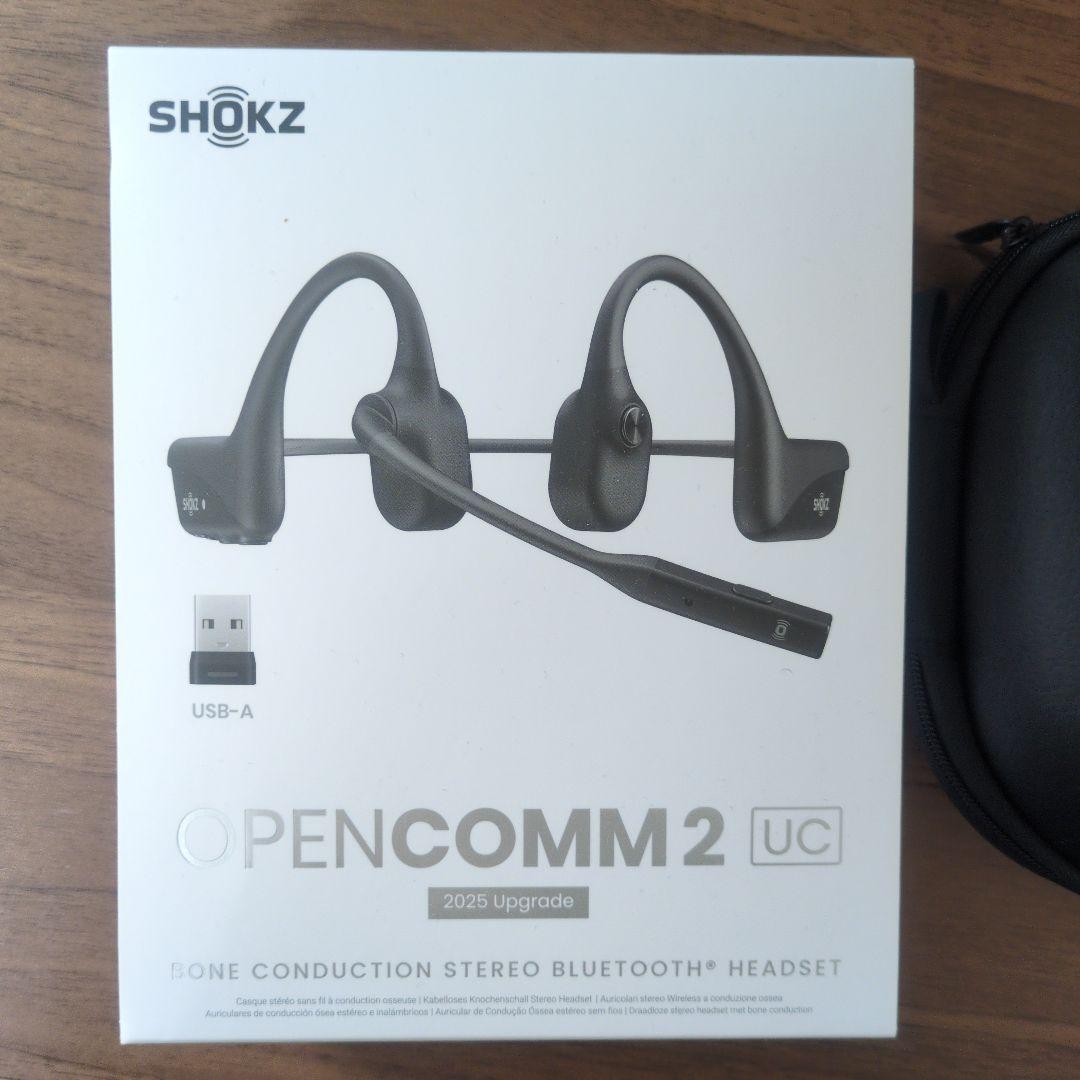 イヤホン shokz opencomm2 UC