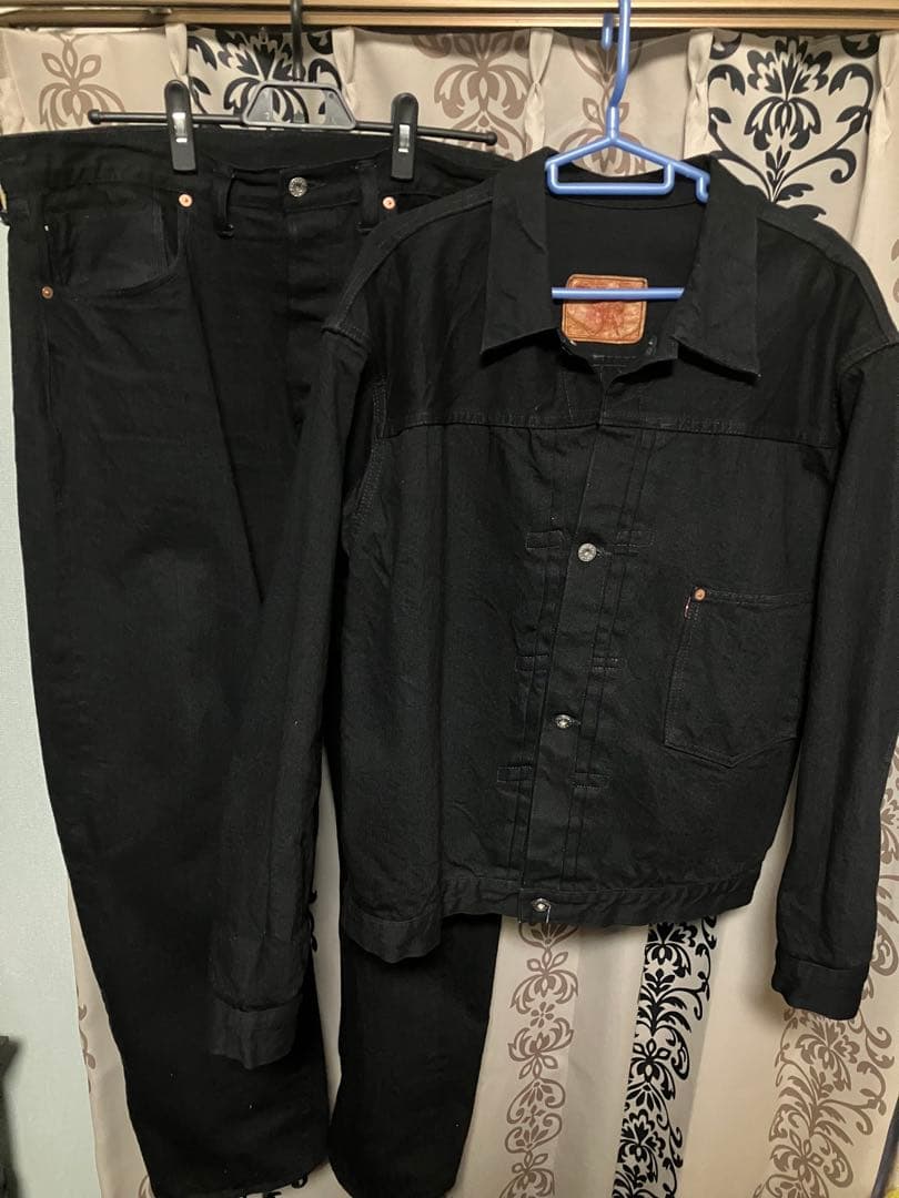 TCB jeans Late S40's BKBK セットアップ 46/36