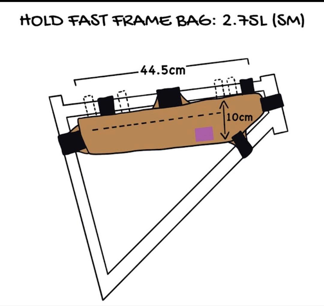 Swift Industries campout 2022 フレームバック S