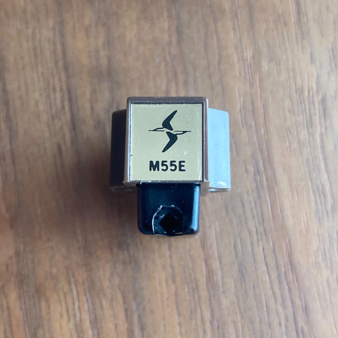 Shure M55E 茶 カモメ カートリッジ 動作確認済み