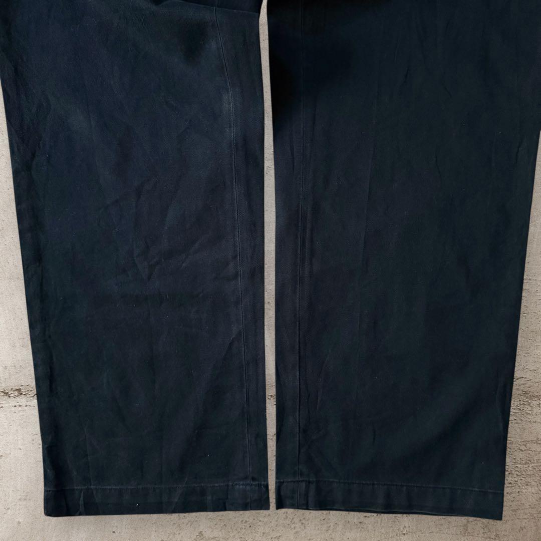 希少デッドストックPoloRalphLaurenラルフローレンチノパンW32濃紺