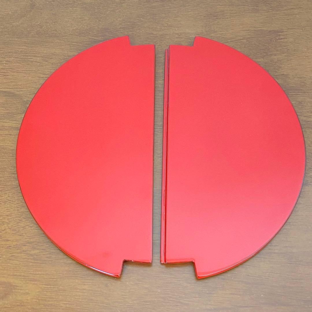 手桶水指 輪島塗 朱　高崎秋峰　共箱入　茶道具　茶器　漆芸　伝統工芸品