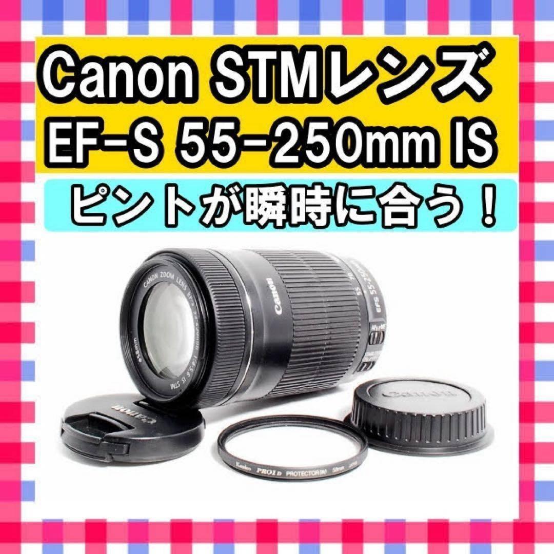 静音・高速AF❤️Canon EF-S 55-250mm STM❤️手振れ補正