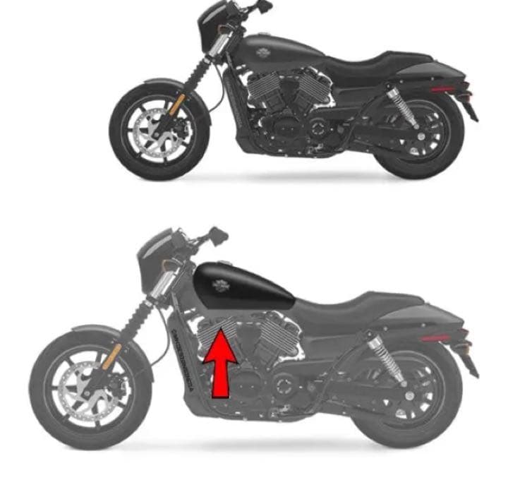 750 ハーレーストリート750 タンクアップキット 3インチ