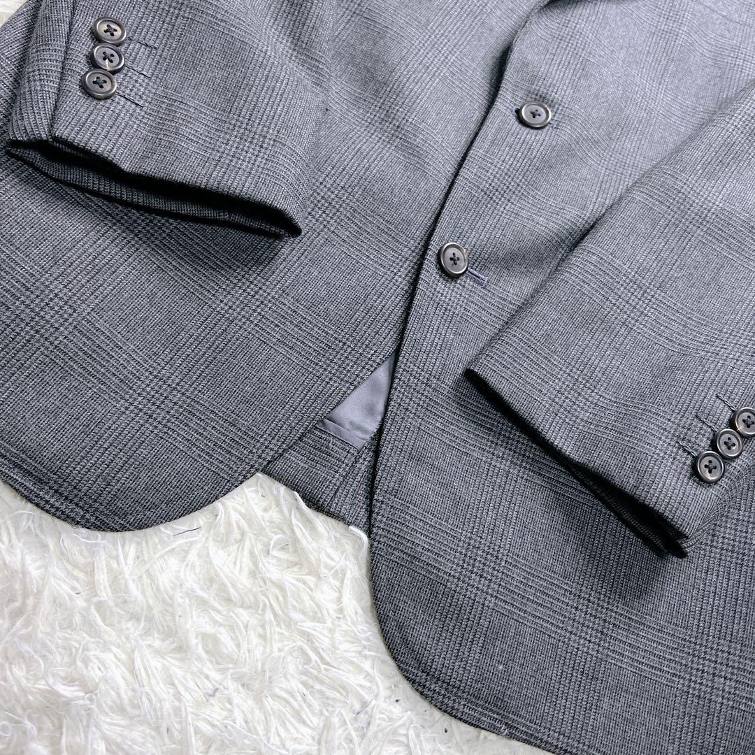 【美品】ジェイプレス 3ピース スリーピース スーツ セットアップ グレー