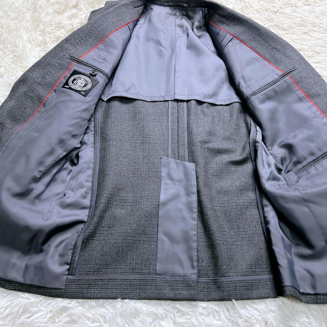 【美品】ジェイプレス 3ピース スリーピース スーツ セットアップ グレー