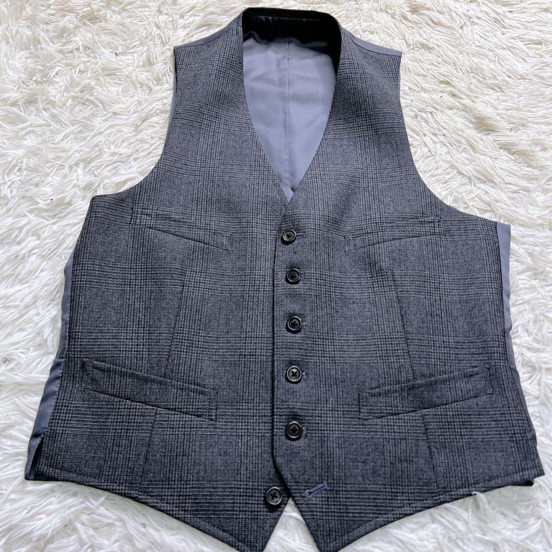 【美品】ジェイプレス 3ピース スリーピース スーツ セットアップ グレー