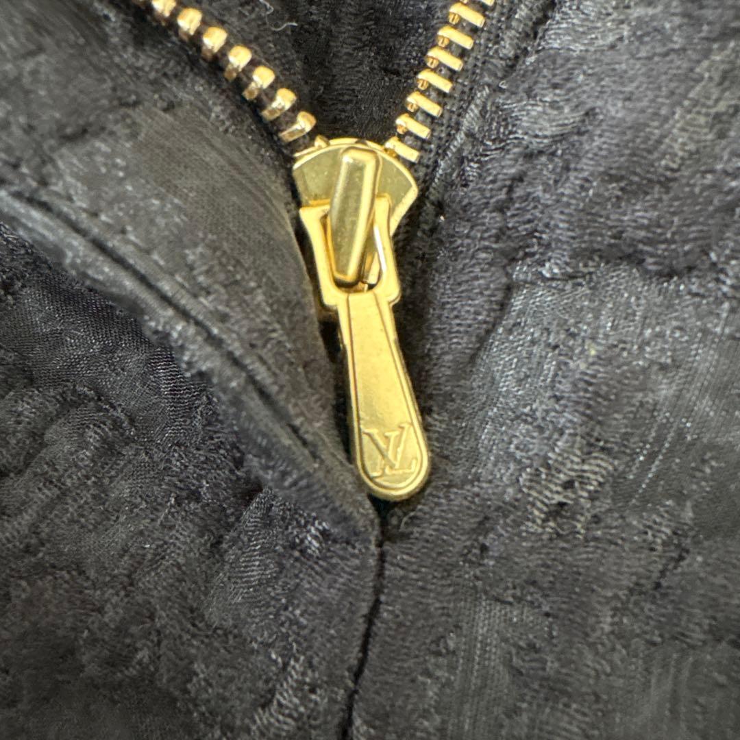 ことりショートパンツM 黒　ジャガード　シルク混　ゴールド金具