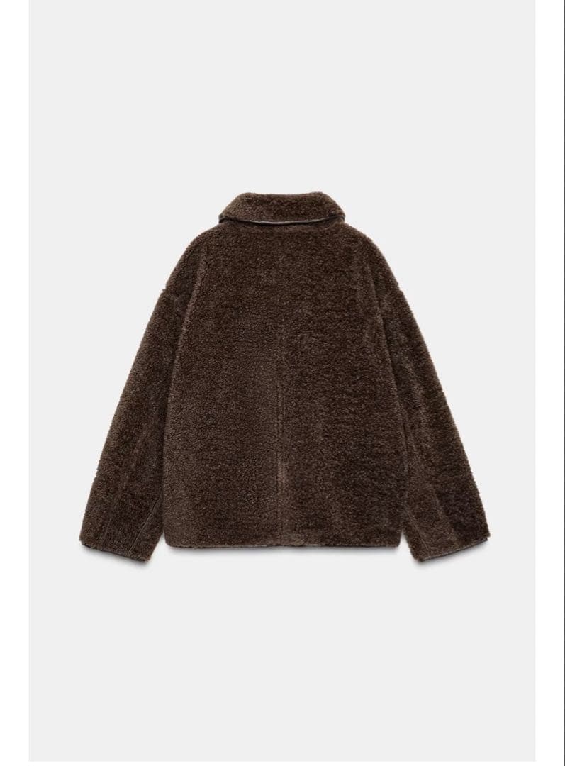 ZARA リバーシブル ダブルフェイス フェイクレザージャケット