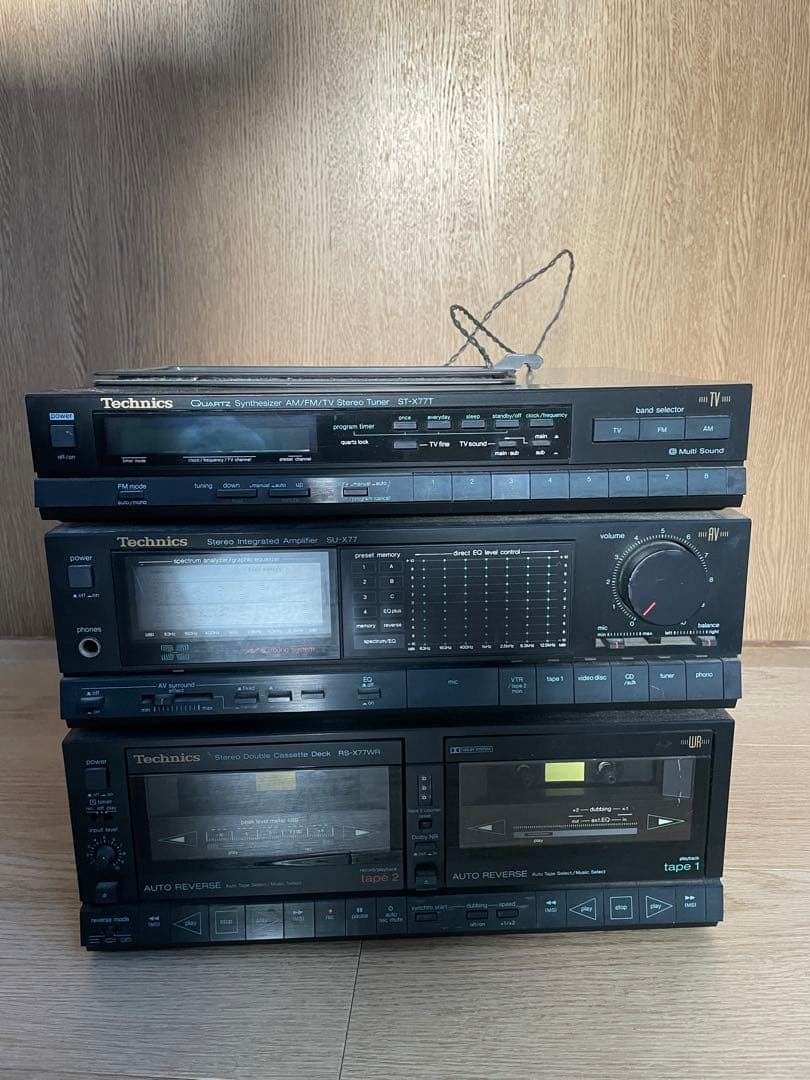 Technics ステレオアンプ & カセットデッキ セット