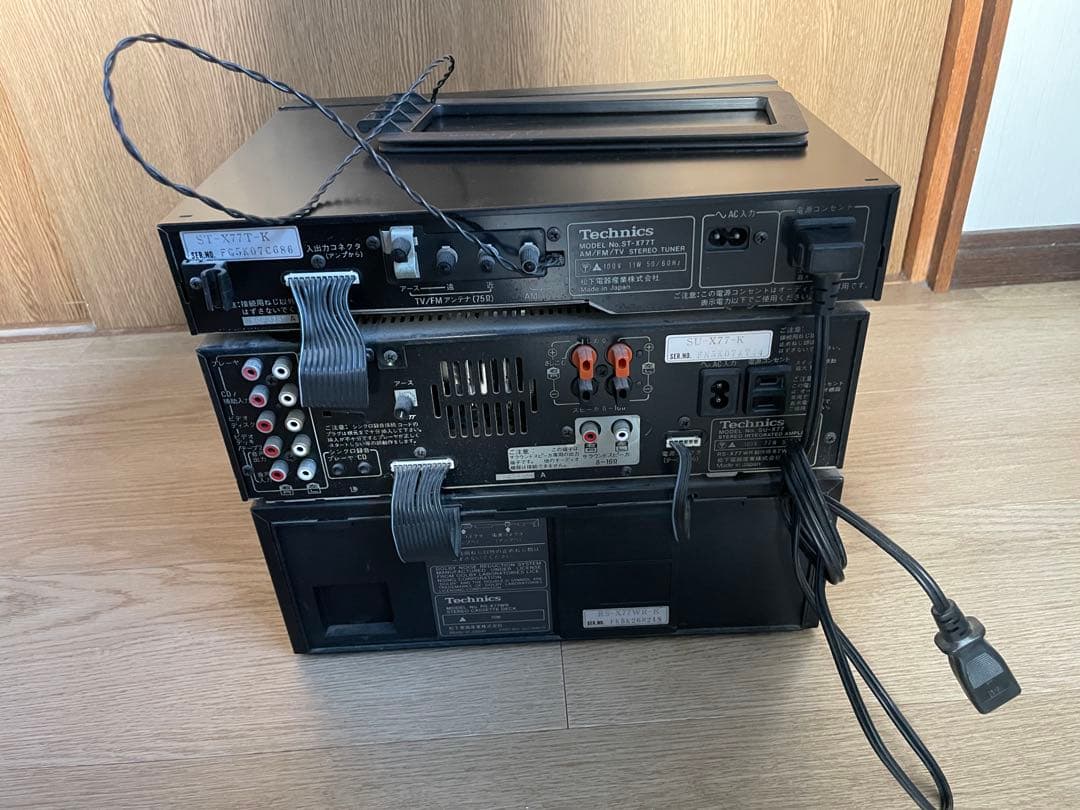 Technics ステレオアンプ & カセットデッキ セット