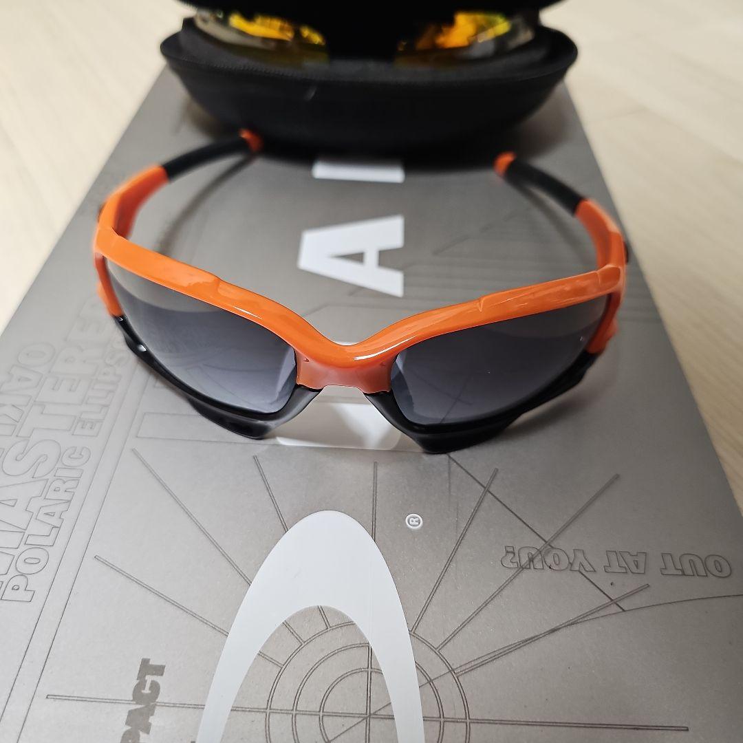 Oakley jawbone 偏光サングラス オレンジ/ブラック