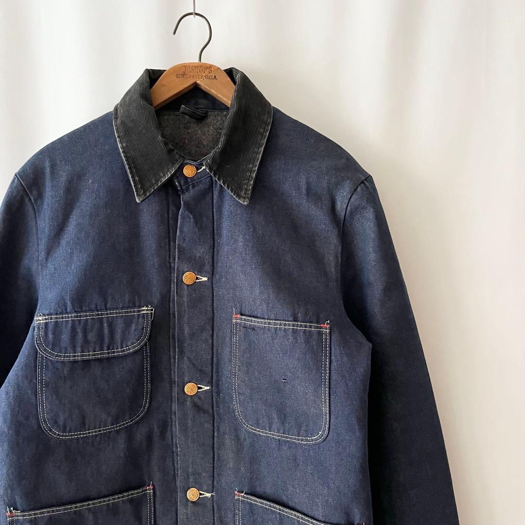 70s Wrangler ライナー デニム カバーオール バットダイ ビンテージ