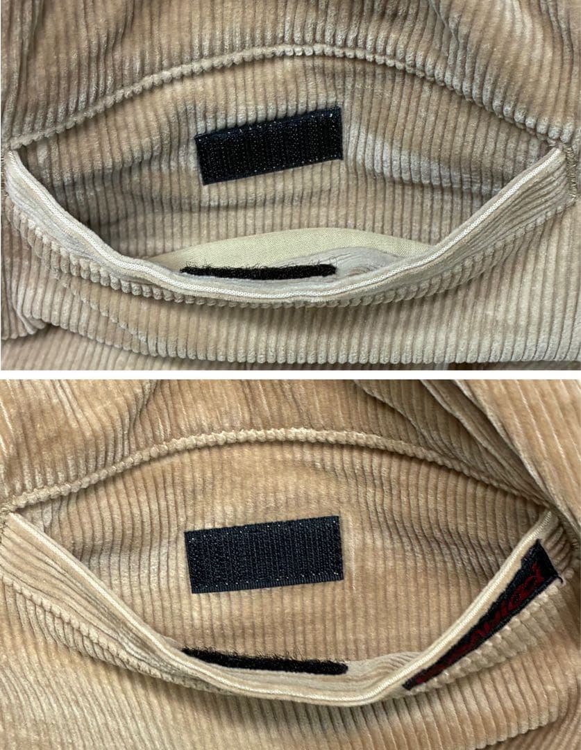 美品 GRAMICCI グラミチ コーデュロイルーズテーパードパンツ ベージュL