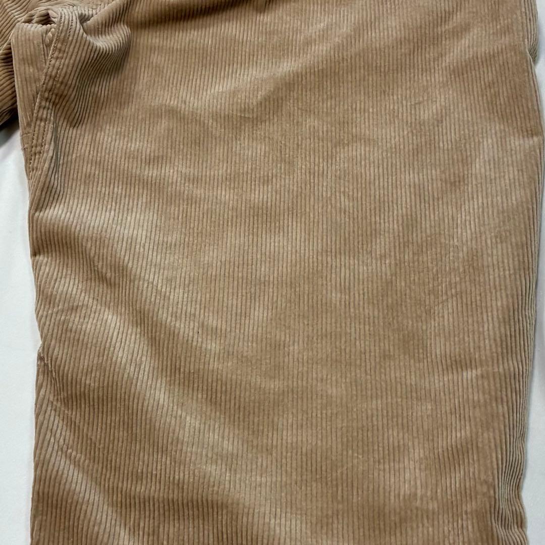 美品 GRAMICCI グラミチ コーデュロイルーズテーパードパンツ ベージュL