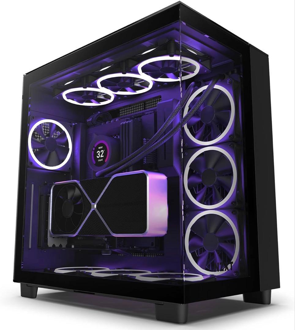 NZXT 垂直型GPUホルダー&ライザーケーブル(PCIE4.0 x 16) 黒