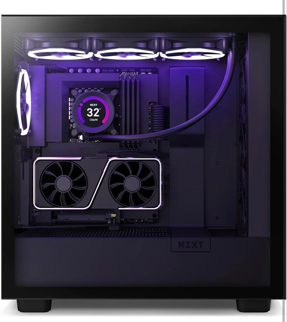NZXT 垂直型GPUホルダー&ライザーケーブル(PCIE4.0 x 16) 黒