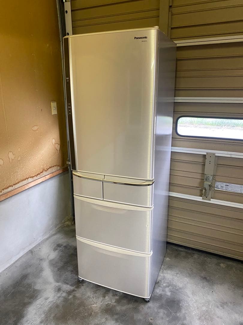 2010年製 Panasonic 冷凍冷蔵庫 NR-E434 427L 自動製氷