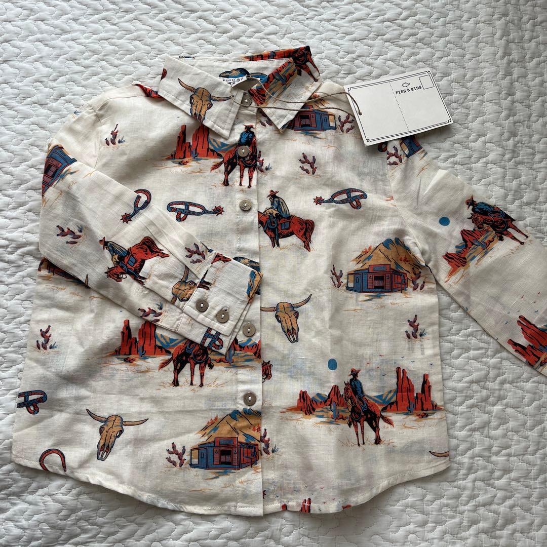 Memoo★FISH&KIDS COWBOY SHIRT 【 2-3y 】