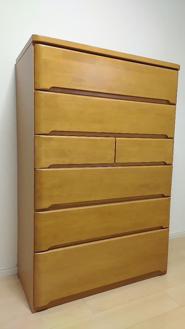 【美品】【梱包たのメル便送料込】ニトリ ハイチェスト 6段チェスト タンス