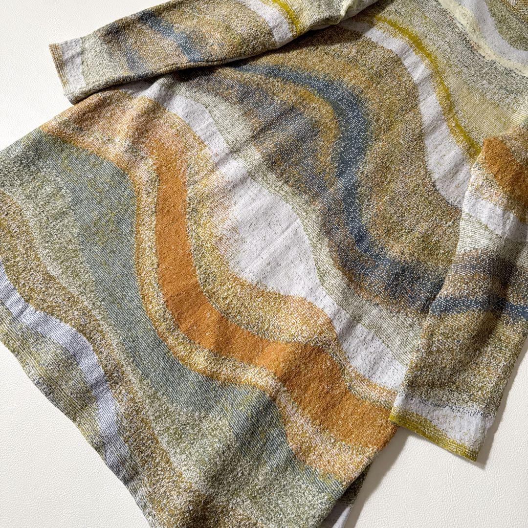 ヨーガンレール サハラ チュニック ジャガード 綿 ウール プルオーバー M