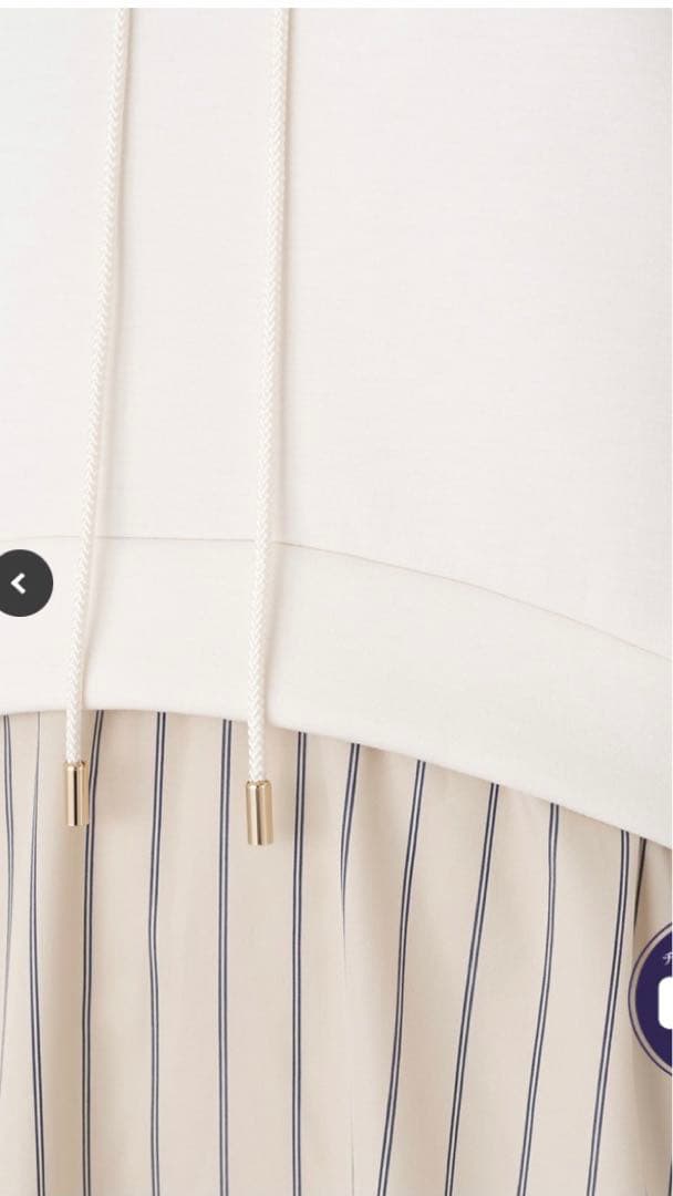 キモノバイナデシコ フーディワンピース ホワイト White