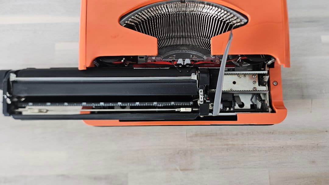 BROTHER YOUNG elite タイプライター オレンジ