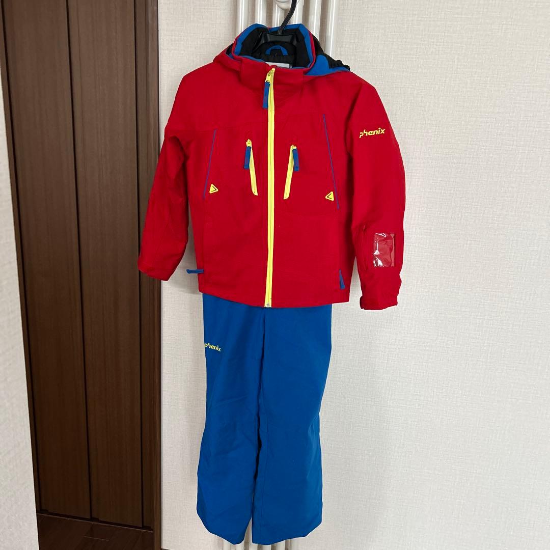 phenix スキーウェア 子ども用 サイズ130 赤/青