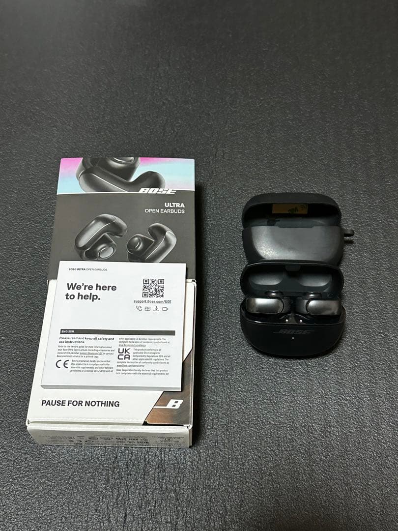 美品 保護ケース付 Bose Ultra Open Earbuds ブラック