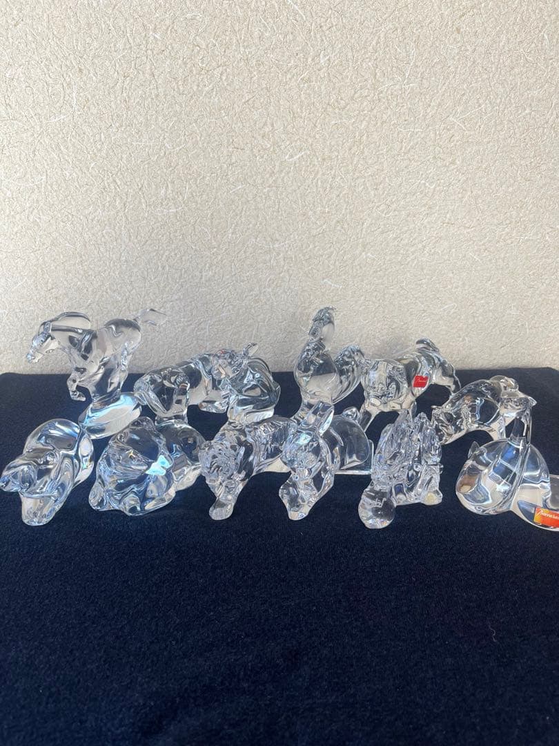 【美品・希少】バカラ 干支 十二支 セット ガラス クリスタル　ブランド