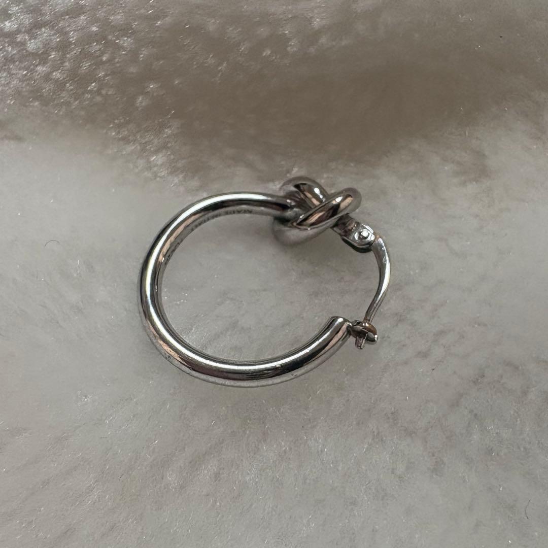 CELINE ノットスモールフープピアス　片耳