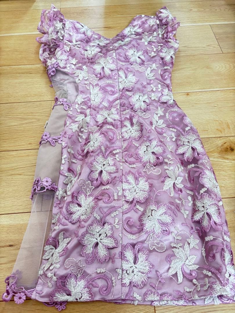 ROBE de FLEURS フラワー総刺繍キャバクラドレス