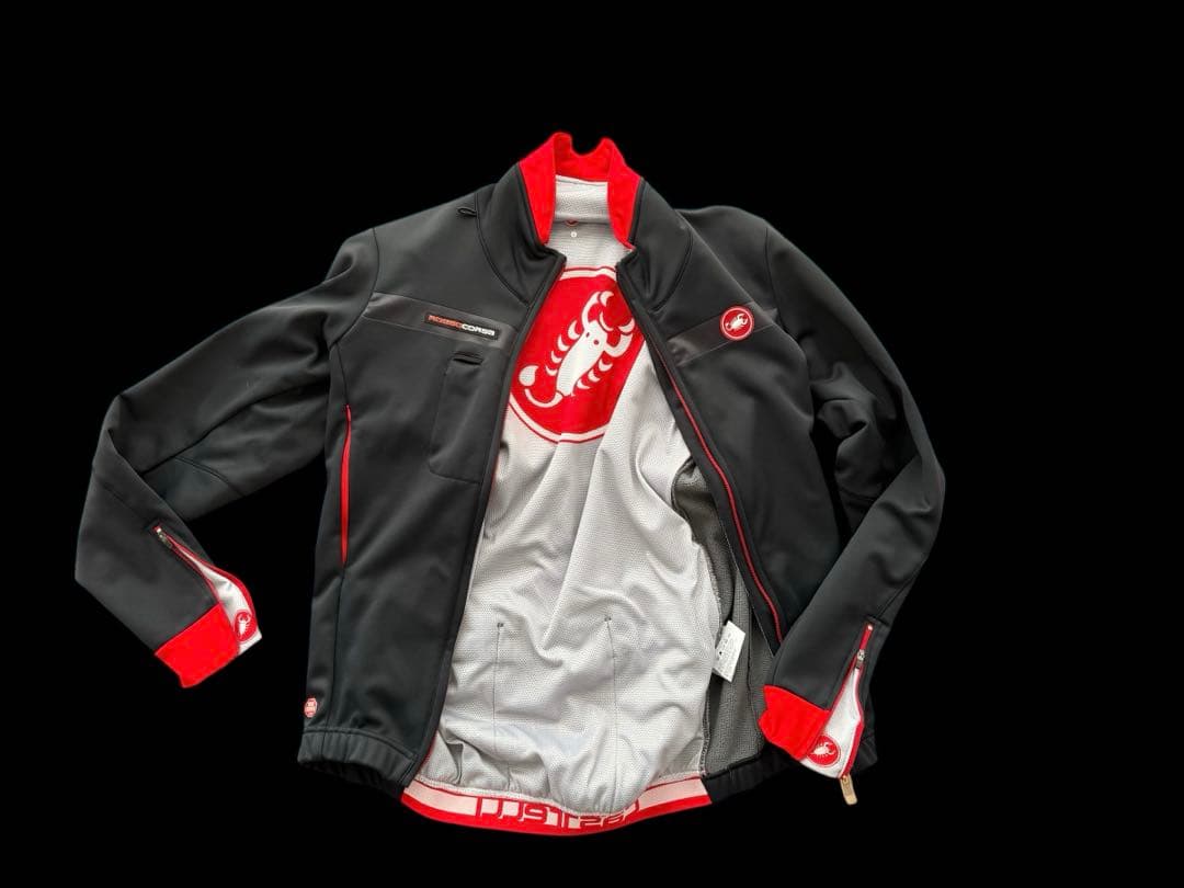 新品カステリ castelli ROSSO CORSA L ジャケット