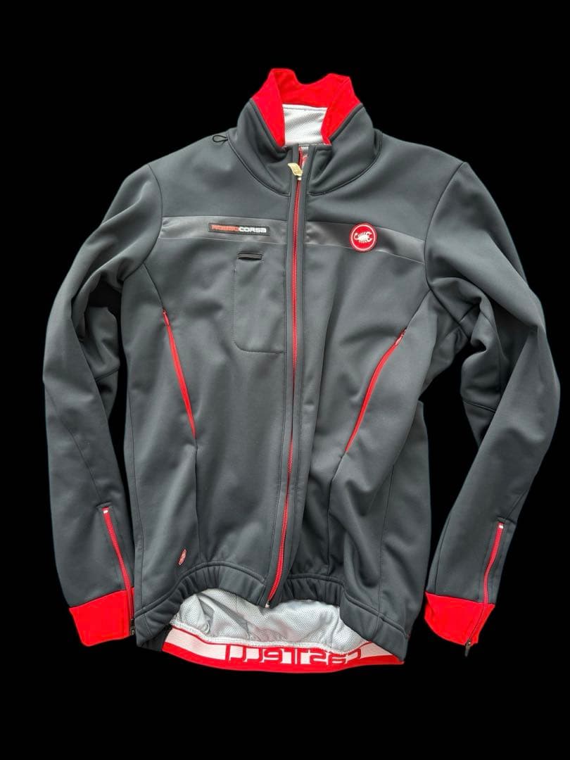 新品カステリ castelli ROSSO CORSA L ジャケット