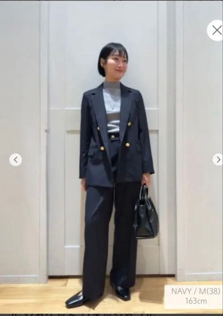 Greed グリード ダブル ジャケット ウォッシャブル　　ネイビー36