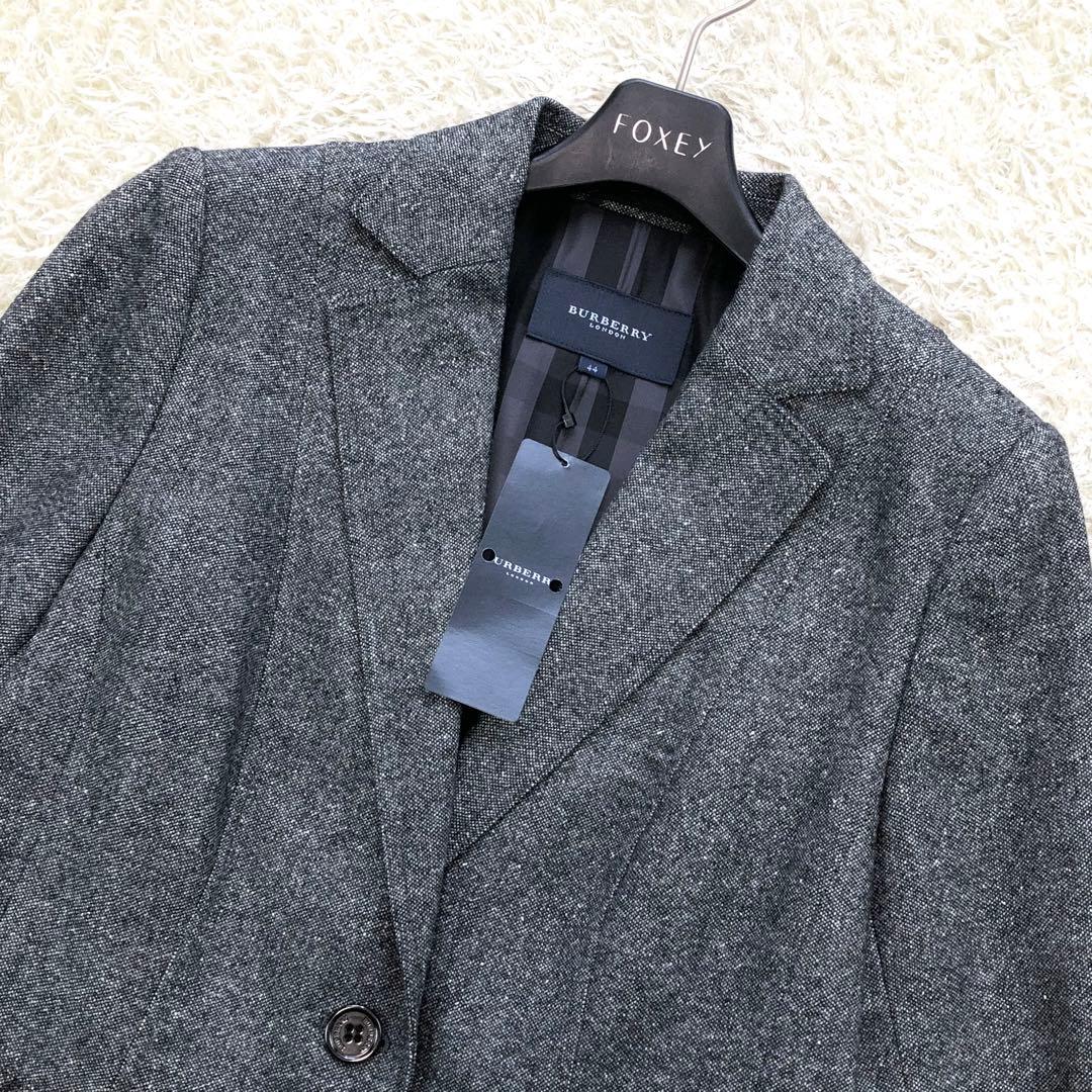 新品/タグ付⭐バーバリーロンドン テーラードジャケット ペプラム ツイード 44