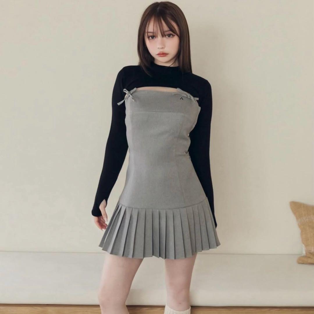 ワンピース Andmary Karen knit set mini dress