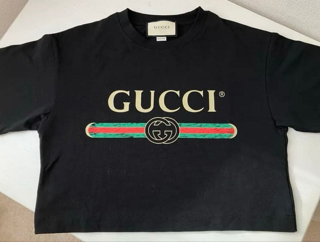 CHIHO　GUCCI　グッチ ロゴ　GG　シェリーライン　カットソー