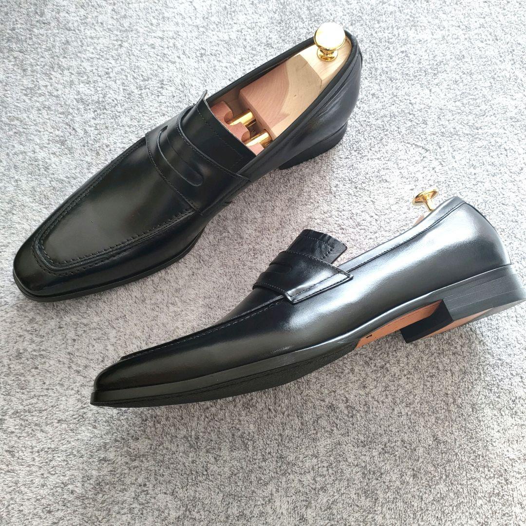 【極美品】チェントフェリーナ　ローファー　【26cm】本革　黒