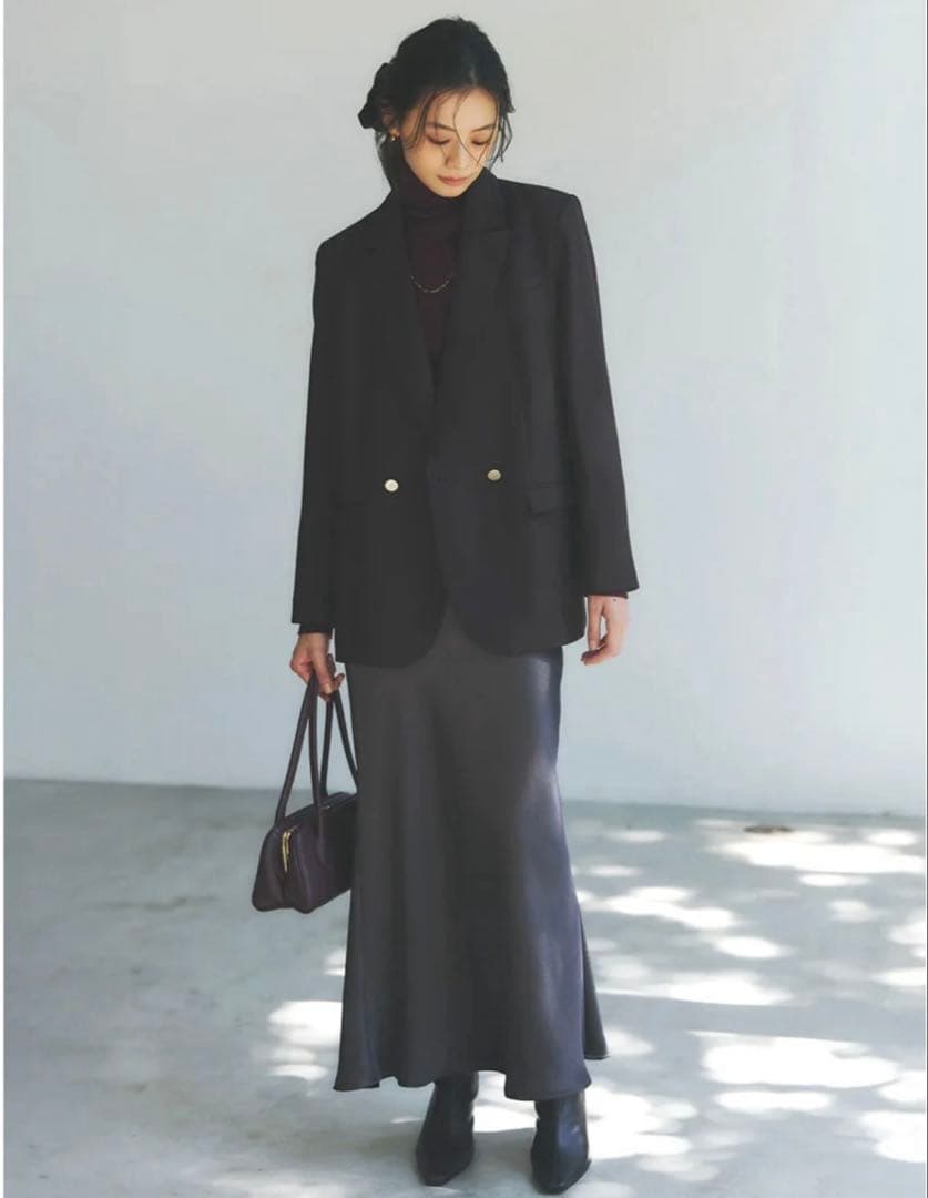 anuans ベーシックダブルジャケット BROWN 2サイズ