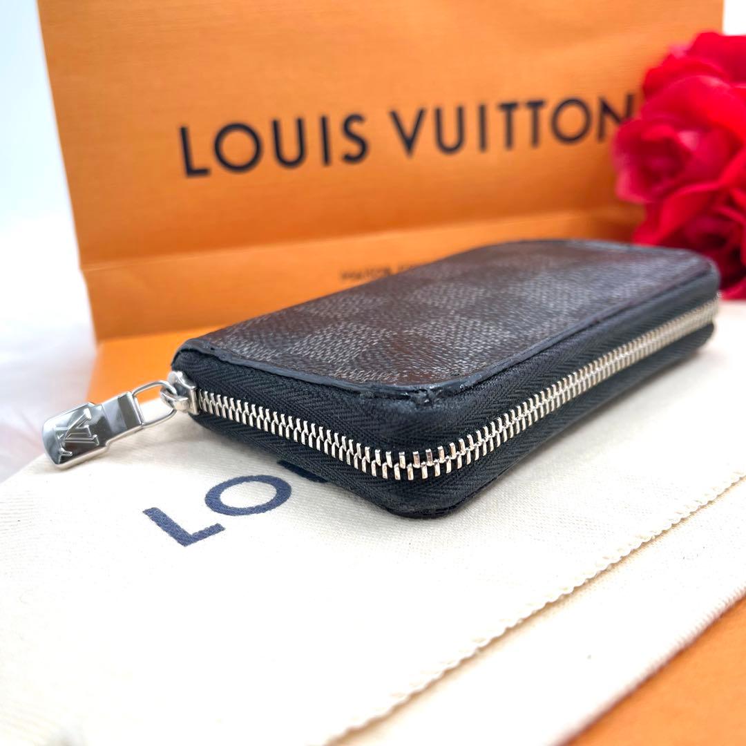 ルイヴィトン 　ダミエ　グラフィット　ジッピー　パース　ケース906